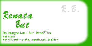 renata but business card